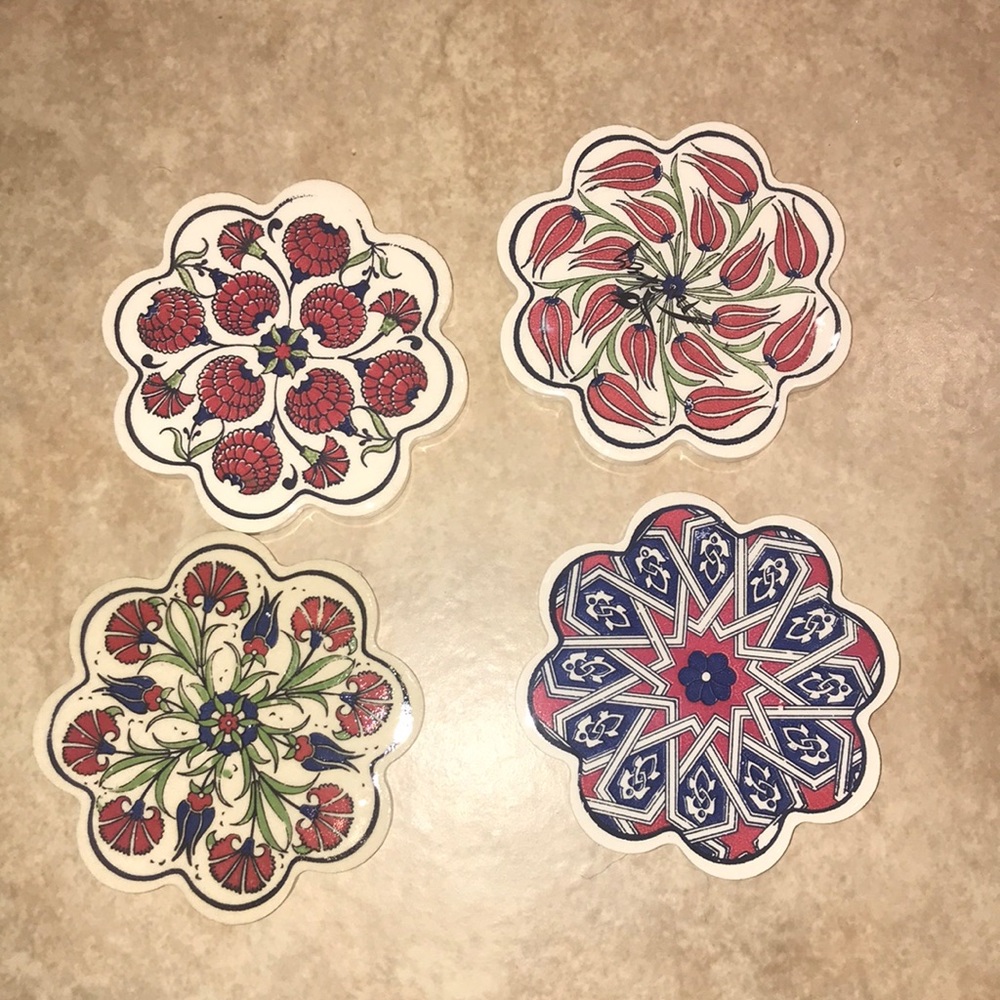 Turkish ceramic Coasters